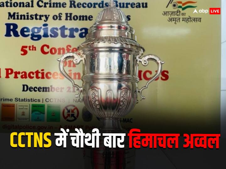 HP News Himachal Police honored in New Delhi Himachal became first in CCTNS for the fourth consecutive time ann HP News: नई दिल्ली में हिमाचल पुलिस का सम्मान, CCTNS में लगातार चौथी बार अव्वल बना हिमाचल