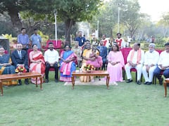 At Home reception at Rashtrapati Nilayam : రాష్ట్రపతి ఎట్ హోం కార్యక్రమంలో సీఎం, గవర్నర్ | ABP Desam