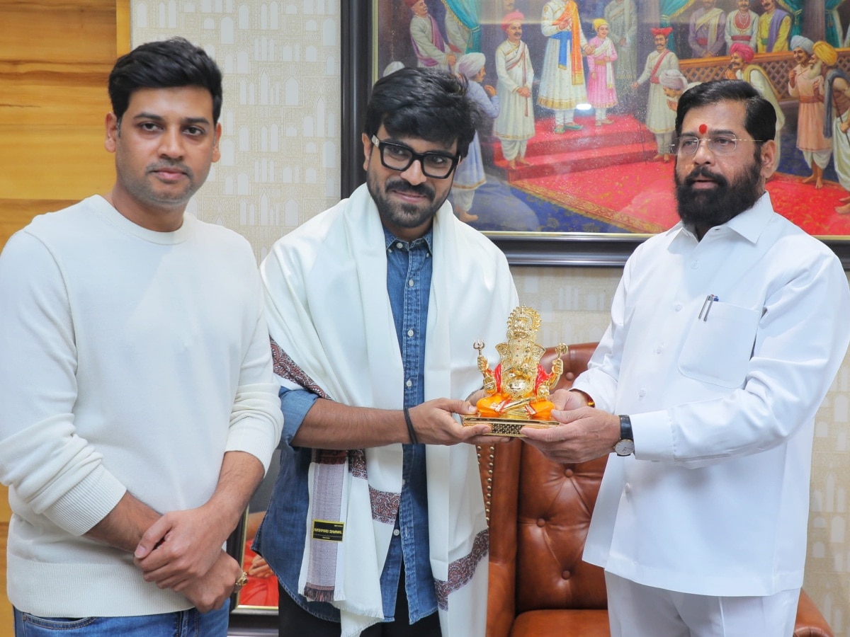 Ram Charan: మహారాష్ట్ర ముఖ్యమంత్రి ఏక్‌నాథ్ షిండే‌ను కలిసిన రామ్ చరణ్, ఉపాసన