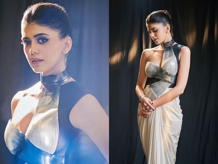 Sanjana Sanghi recently posted a series of photos on her Instagram showing herself in an absolutely amazing outfit.