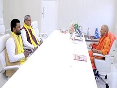 मंत्रिमंडल विस्तार की चर्चा के बीच ओपी राजभर ने सीएम योगी आदित्यनाथ से की मुलाकात, तस्वीर शेयर कर की ये मांग