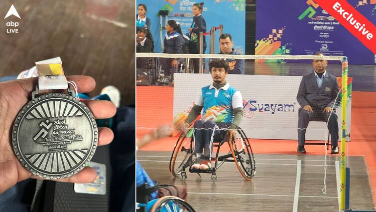 ABP Exclusive: Ankit Pradhan West Bengal shuttler defeats trauma of road accident, wins silver in Badminton Khelo India Para Games abpp ABP Exclusive: ট্রাকের ধাক্কায় টুকরো মেরুদণ্ড, হুইলচেয়ারে চেপেই স্বপ্নপূরণের 'দৌড়' অঙ্কিতের