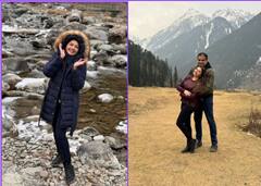 Bhagyashree Photo: કાશ્મીરની વાદીઓમાં પતિ સાથે રોમેન્ટિક થઈ ભાગ્યશ્રી, શેર કરી ગ્લેમરસ તસવીર