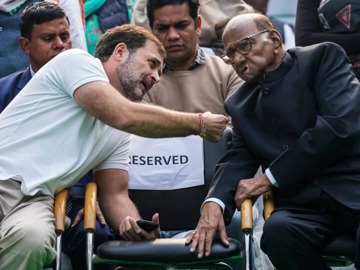 Rahul Gandhi Meets Sharad Pawar Over Maharashtra  Seat Sharing INDIA Alliance Lok Sabha Election 2024 नीतीश कुमार को फोन मिलाने के बाद राहुल गांधी ने अब शरद पवार से की मुलाकात, क्यों अहम है ये बैठक?