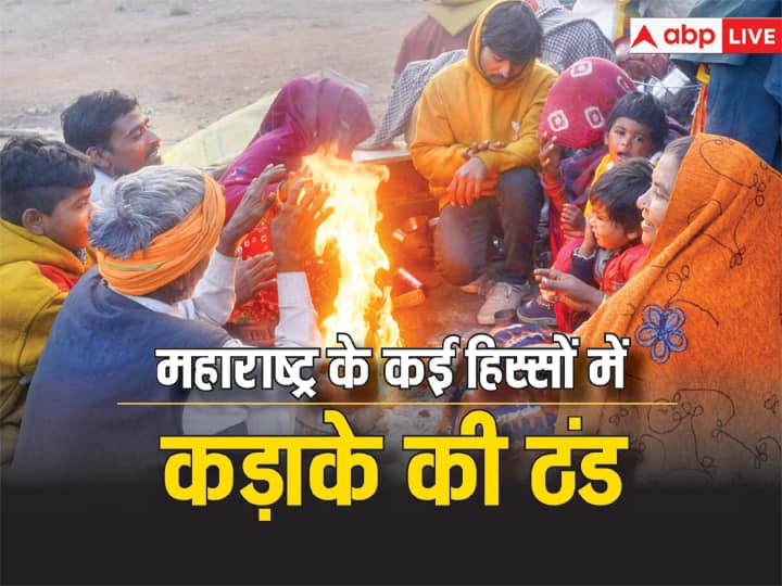 Maharashtra Weather Update: महाराष्ट्र में कड़ाके की ठंड, शीतलहर के प्रकोप में कई इलाके, जानें अपने शहर का हाल Maharashtra Weather Update temperature Drop Know condition of Mumbai Nashik Parbhani Maharashtra Weather Update: महाराष्ट्र में कड़ाके की ठंड, शीतलहर के प्रकोप में कई इलाके, जानें अपने शहर का हाल