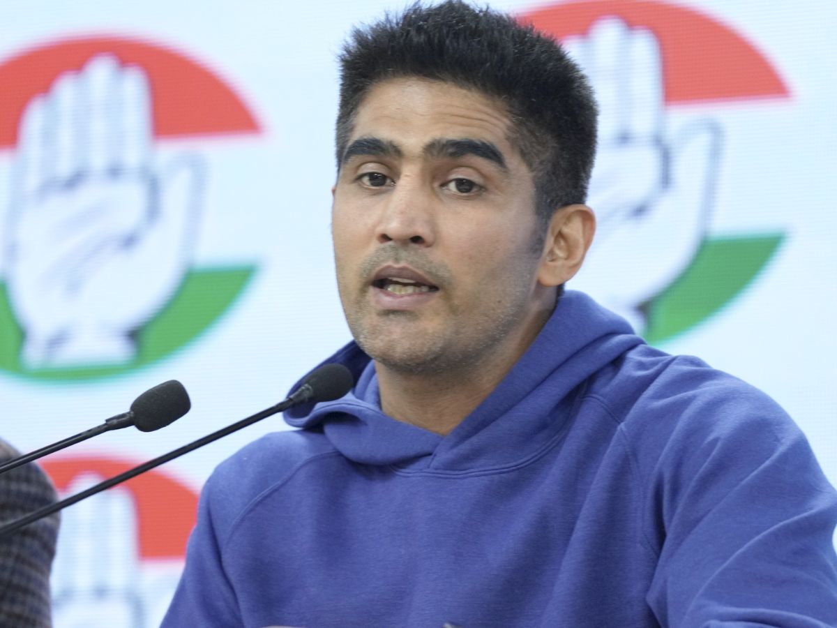 Boxer Vijender Singh As Sakshi Malik Quits Wrestling Wfi Elections Brij Bhushan Black Day In History Of Sports In India