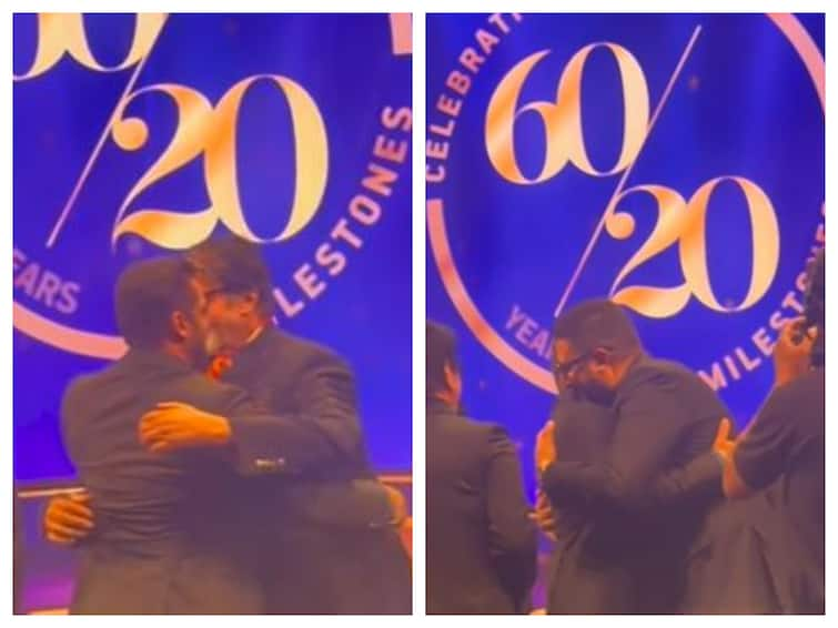 Video Of Salman Khan Hugging Abhishek Bachchan At Anand Pandit Birthday Bash