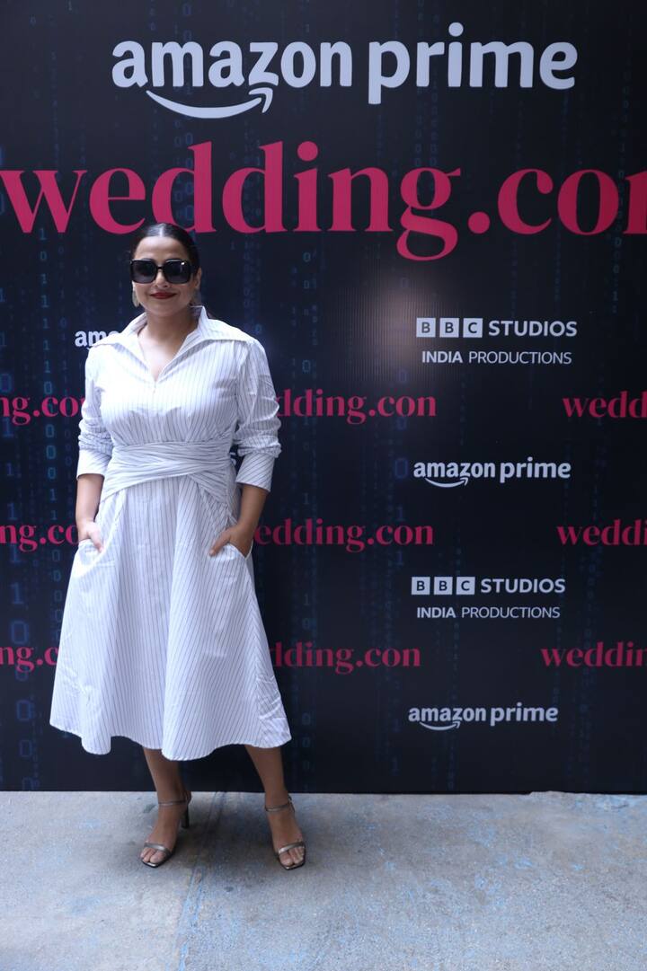 Vidya Balan arrives for the screening of the show.