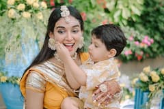 Mukti Mohan Haldi Pics: न्यूली वेड मुक्ति मोहन ने शेयर की अपनी हल्दी सेरेमनी की नई तस्वीरें, येलो कलर के लहंगे के साथ बैकलेस ब्लाउज में लगीं बेहद खूबसूरत,