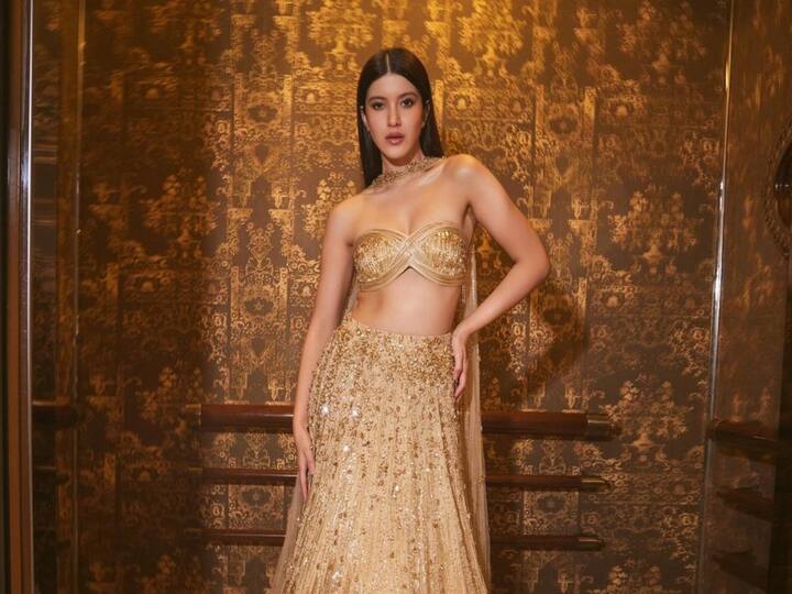 It's wedding season, and Shanaya Kapoor is reminding us that glitter is everything.