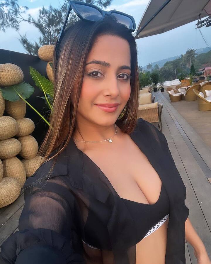 જેમાં તે બીચ પર ખૂબ જ સિઝલિંગ પોઝ આપતી અને તસવીરો ક્લિક કરતી જોવા મળે છે.