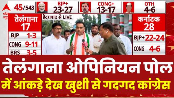 Telangana Opinion Poll 2024 Elections: BJP को पिछाड़ने पर क्या बोल रही कांग्रेस , देखिए