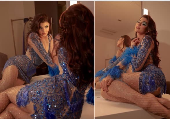 Jacqueline Fernandez PHOTO: બોલિવૂડ એક્ટ્રેસ જેકલીન ફર્નાન્ડિઝે ફરી એકવાર પોતાનું કર્વી ફિગર બતાવ્યું છે. જેકલીન ફર્નાન્ડિસની તસવીરો ઝડપથી વાયરલ થઈ રહી છે.