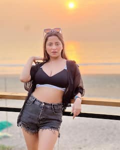 Kate Sharma PHOTO: ઢળતા સુરજની સામે કેટ શર્માએ આપ્યા ગ્લેમરસ પોઝ