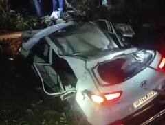 अमरोहा में बड़ा सड़क हादसा, दो तेज रफ्तार कार और बाइक की टक्कर, ग्राम प्रधान समेत 4 की मौत