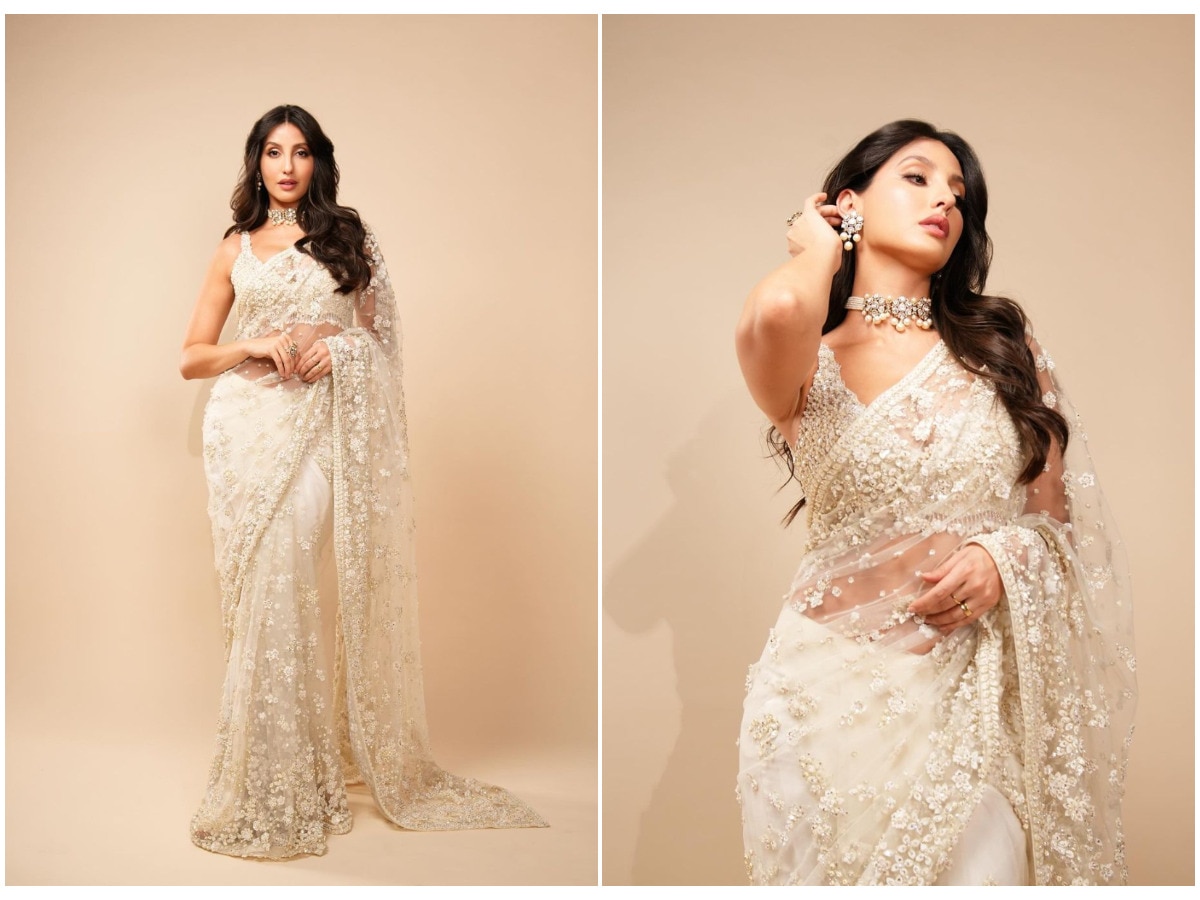 White Sarees: Buy Latest Indian Designer White saree Online - Utsav Fashion