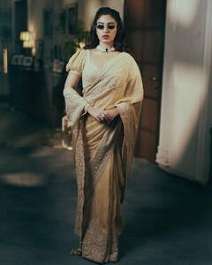 Bhumi Pednekar: એક્ટ્રેસ ભૂમિ પેડનેકરે સાડી લૂકમાં આપ્યા કાતિલ પોઝ, જુઓ બોલ્ડ અંદાજ