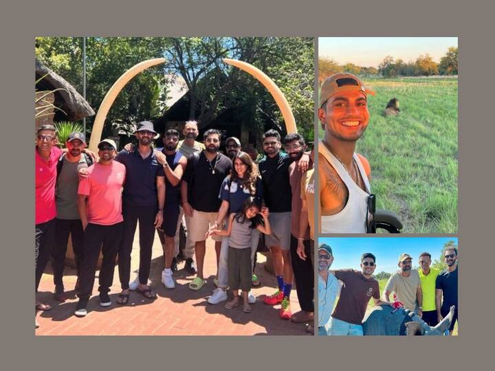 Team India enjoying the break day in South Africa : भारत आणि दक्षिण आफ्रिका यांच्यातील बॉक्सिंग डे कसोटी 26 डिसेंबरपासून सेंच्युरियनमध्ये खेळवली जाणार आहे.