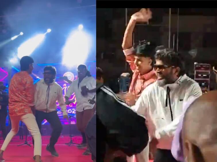director pa ranjith dancing video in margazhiyil makkalisai video goes viral Pa Ranjith Dance: மார்கழியில் மக்களிசையில் குத்தாட்டம் போட்டு அசத்திய பா.ரஞ்சித்: வைரலாகும் வீடியோ