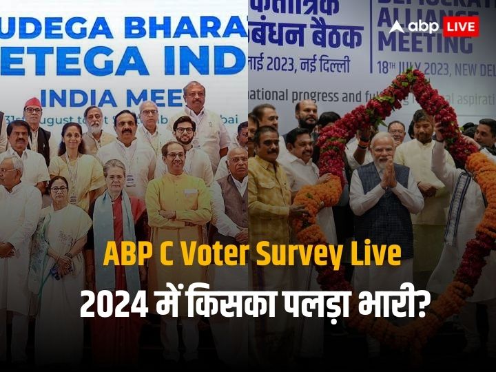 ABP C Voter Opinion Poll Survey Live Updates Over Lok Sabha Elections ...