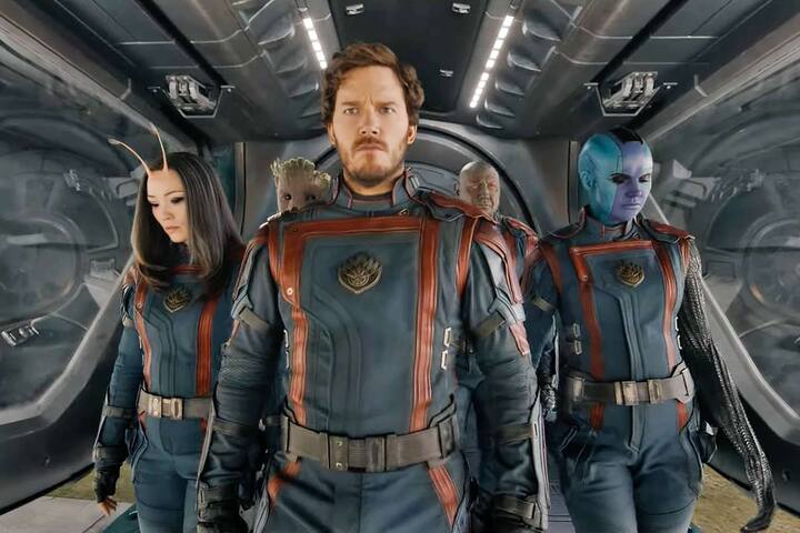 4. Guardians of the Galaxy Vol. 3: ரசிகர்கள் மத்தியில் நல்ல விமர்சனங்களை பெற்ற கார்டியன்ஸ் ஆஃப் தி கேலக்ஸி - 3ம் பாகம் 845.55 மில்லியன் அமெரிக்க டாலர்களை (7,032 கோடி) வசூல் செய்தது. IMDB ரேட்டிங்கின் படி 7.9 புள்ளிகளை பெற்றுள்ளது