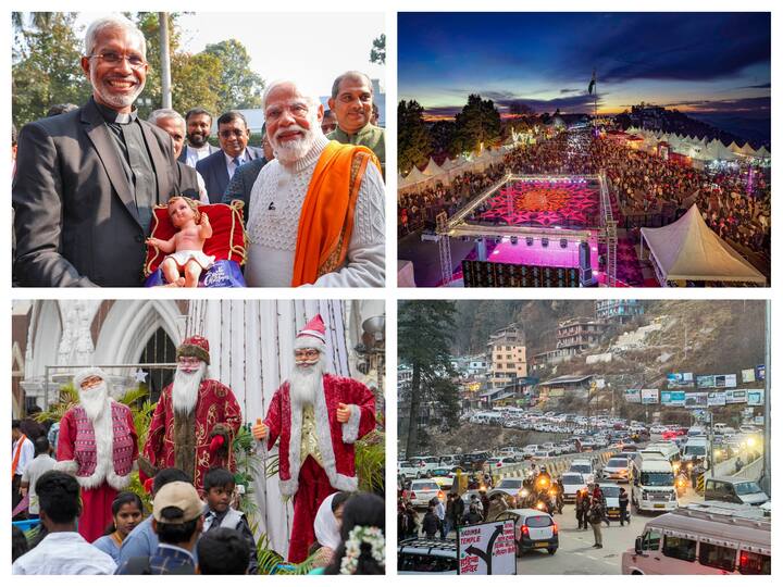 Christmas was celebrated with pomp and gaiety across the country on Monday, with churches wearing colourful looks and people joining special prayer services.