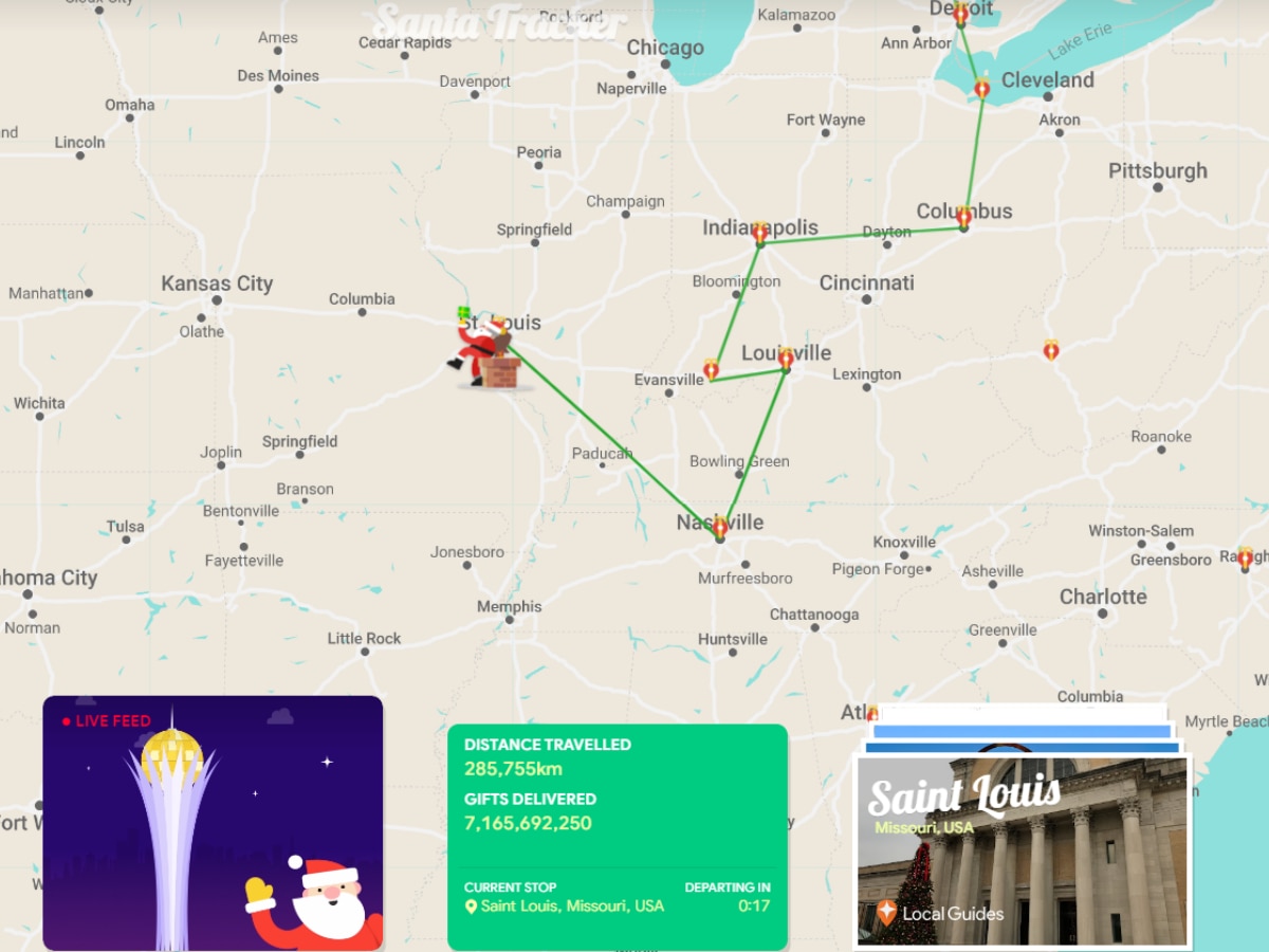 Merry Xmas! Google Celebrates Christmas Day With Santa Tracker, Games, Movies