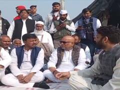 धरने पर बैठे किसानों को अजय राय ने दिया समर्थन, कांग्रेस प्रदेश अध्यक्ष ने बीजेपी पर बोला हमला