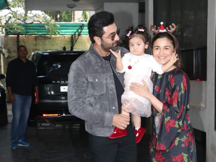 Watch Alia Bhatt And Ranbir Kapoor Daughter Raha Face Reveal At Kapoor Christmas Brunch Alia Bhatt And Ranbir Kapoor Reveal Daughter Raha's Face At Kapoor Christmas Brunch, WATCH