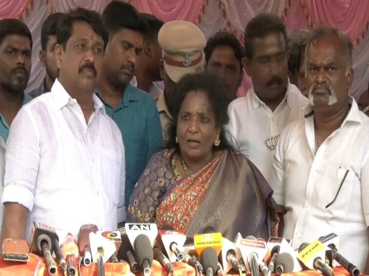 Governor Tamilisai is ready to say in any assembly that the state government has not handled this calamity properly மாநில அரசு பேரிடரை சரியாக கையாளவில்லை.. எந்த சபையிலும் சொல்ல தயார் -  ஆளுநர் தமிழிசை செளந்தரராஜன் காட்டம்!