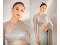 Rakul Preet Singh Spells Magic In A Sheer Saree, Take A Look