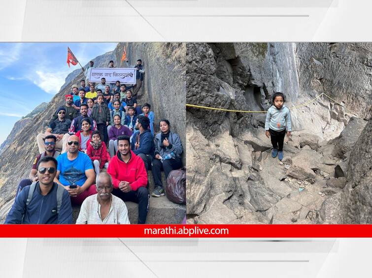 Sharvika Mhatre aligarh raigad climbs 100 th fort Jivdhan fort in difficult category maharashtra marathi news Sharvika Mhatre : बालगिर्यारोहिका शर्विका म्हात्रेची 100 व्या किल्ल्याला गवसणी, कठीण श्रेणीतील जीवधन किल्ला केला सर