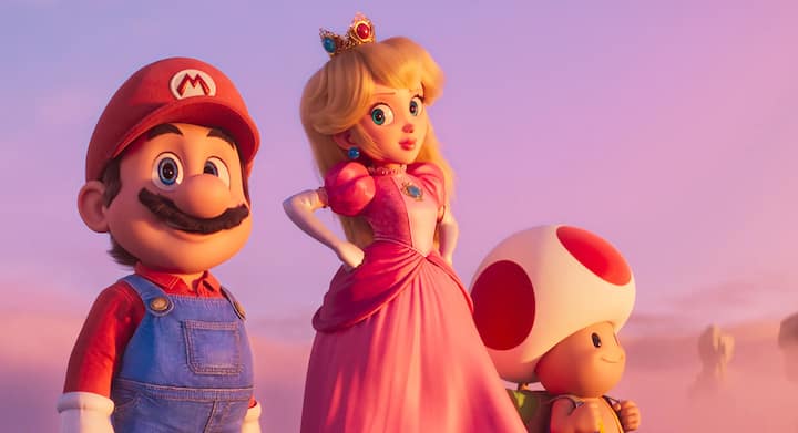 2. The Super Mario Bros.: அனிமேஷன் படமாக வெளியான தி சூப்பர் மேரியோஸ் ப்ரோஸ் திரைப்படம் உலகளவில் 1.36 பில்லியன் அமெரிக்க டாலர்கள் (11,311 கோடி) வசூல் செய்து IMDB ரேட்டிங்கின் படி 8.4 புள்ளிகளை பெற்றது.