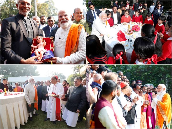 On the occasion of Christmas, Prime Minister Narendra Modi praised the Christian community on Monday, highlighting its significant role in guiding society and serving the underprivileged.