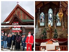 Christmas Celebrated With Religious Fervour At Winter Wonderland Gulmarg. IN PICS