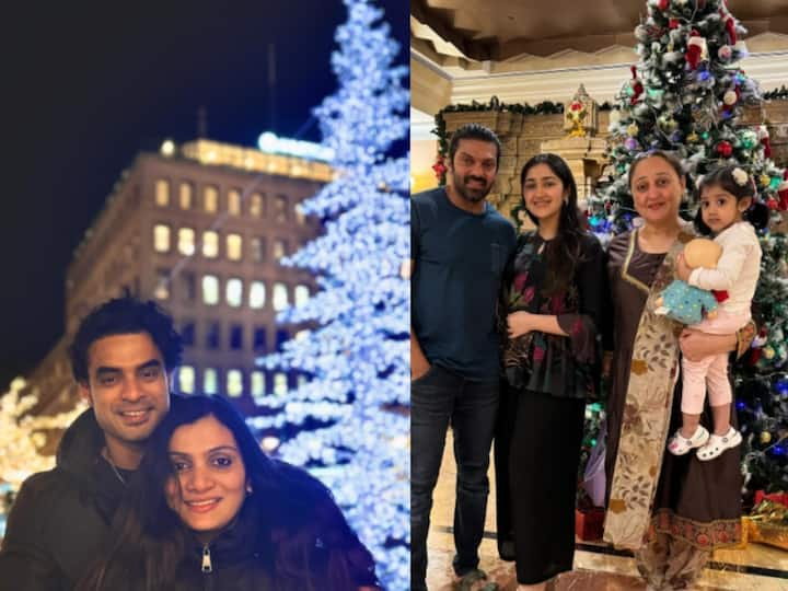 Actors Christmas Celebrations : இந்திய திரையுலக நடிகர்களின் கிறிஸ்துமஸ் கொண்டாட்ட புகைப்படங்களை இங்கே பார்க்கலாம்.