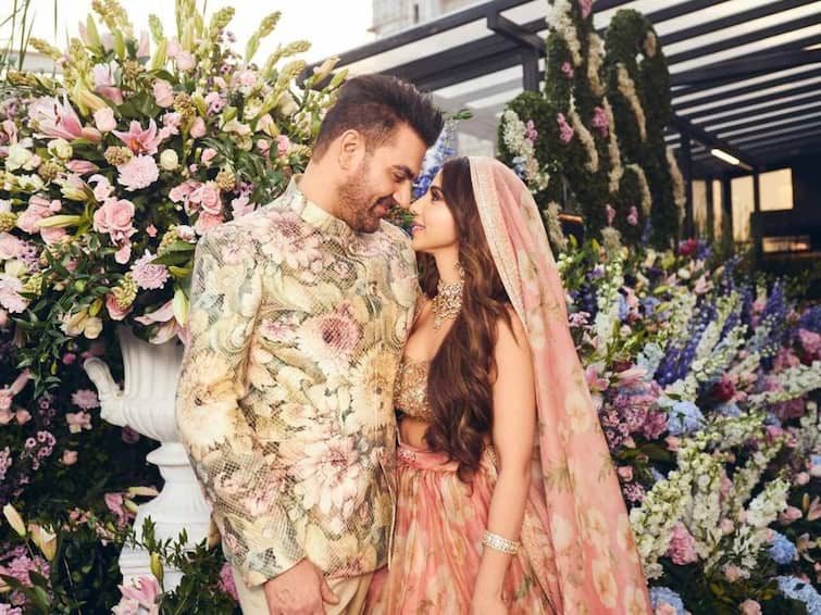Arbaaz Khan And Sshura Khan Wedding Outfits Chic Sabyasachi Wedding Attire Sabyasachi Magic: Arbaaz And Sshura Khan's Elegant Wedding Looks Unveiled