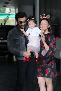 Ranbir Kapoor And Alia Bhatt's Daughter Raha Is The Star Of Kapoor Family Christmas Brunch - See Pics