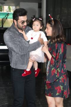 Ranbir Kapoor And Alia Bhatt's Daughter Raha Is The Star Of Kapoor Family Christmas Brunch - See Pics