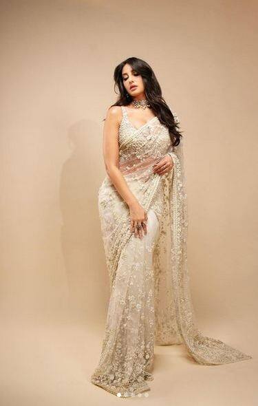 ਨੋਰਾ ਫਤੇਹੀ ਨੇ ਸਾੜੀ 'ਚ ਦਿੱਤੇ ਕਿਲਰ ਪੋਜ਼