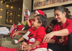 Pics: नयनतारा और विग्नेश ने फैमिली संग सेलिब्रेट किया Christmas, एक्ट्रेस ने शेयर की अपने जुड़वां बच्चों की क्यूट तस्वीरें