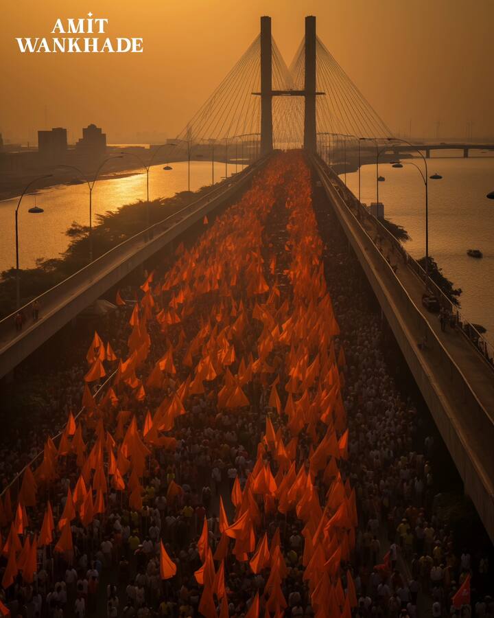 20 जानेवारीला सकाळी नऊ वाजता जरांगे सोबत आंतरवाली सराटी गावातून मुंबईकडे निघणार आहोत.  (Photo credit : FB/Amit Wankhade)