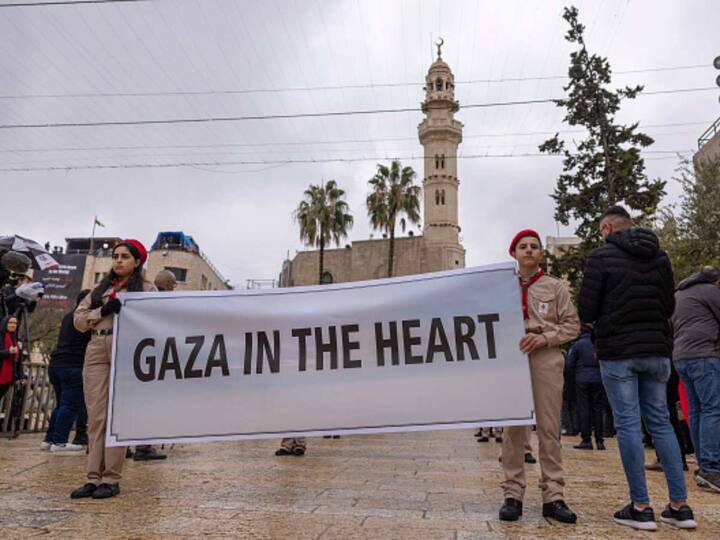 The artwork draws parallels with the biblical narrative where Christ's family sought refuge in Egypt, escaping Bethlehem's oppressive ruler before settling in Nazareth. (Image Source: Getty Images)