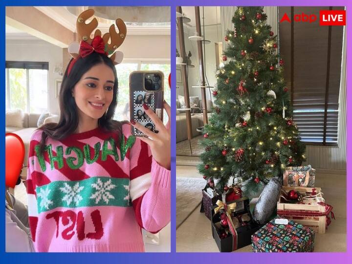 Christmas 2023 Ananya Panday celebrated Christmas with friends in her new house shared pics Christmas 2023: अनन्या पांडे ने दोस्तों संग अपने नए घर में सेलिब्रेट किया क्रिसमस, एक्ट्रेस ने तस्वीरें शेयर कर दिखाई झलक