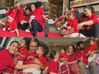 Nayanthara Christmas Celebration: குழந்தைகளுடன் கியூட் போஸ் - உயிர், உலகுடன் கிறிஸ்துமஸ் கொண்டாடிய நயன்-விக்கி ஜோடி