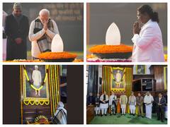Prez Murmu, PM Modi & Other Leaders Pay Tributes To Vajpayee, Malaviya On Their Birth Anniversary — PICS