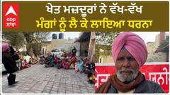 Muktsar Protest| ਖੇਤ ਮਜ਼ਦੂਰਾਂ ਨੇ ਵੱਖ-ਵੱਖ ਮੰਗਾਂ ਨੂੰ ਲੈ ਕੇ ਲਾਇਆ ਧਰਨਾ