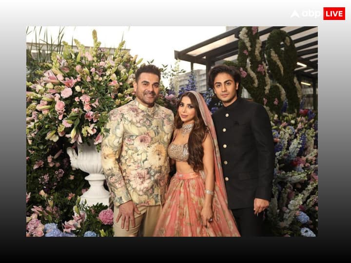 Arbaaz Khan second wedding actor Son Arhaan gave a guitar performance at father marriage video viral Arbaaz Khan Wedding: पापा अरबाज खान की दूसरी शादी में बेटे अरहान ने दी शानदार गिटार पऱफोर्मेंस, वीडियो देख यूजर्स बोले - 'माशाल्लाह'