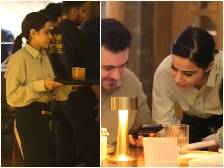 uorfi javed turns waiter in restaurant for helping cancer patients shares video वेटर बनीं Uorfi Javed, रेस्टोरेंट में परोसा खाना, जानें क्या है पूरा मामला!