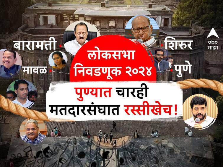 Lok Sabha 2024 Pune baramati shirur maval pune loksabha constituency supriya sule parth pawar amol kolhe marathi news update abpp सुप्रिया सुळेंच्या विरोधात कोण? मावळ अन् शिरुरचं काय? लोकसभा निवडणुकीसाठी पुण्यातील चारही मतदारसंघात रस्सीखेच 